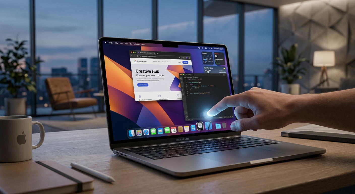 نقض دکترین استیو جابز: چگونه macOS 27 راز «مک‌بوک اولترا» لمسی اپل را فاش کرد